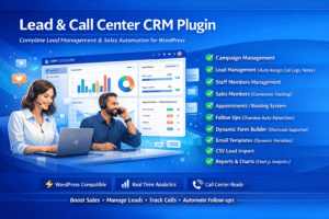 Lead & Call Center CRM - Plugin